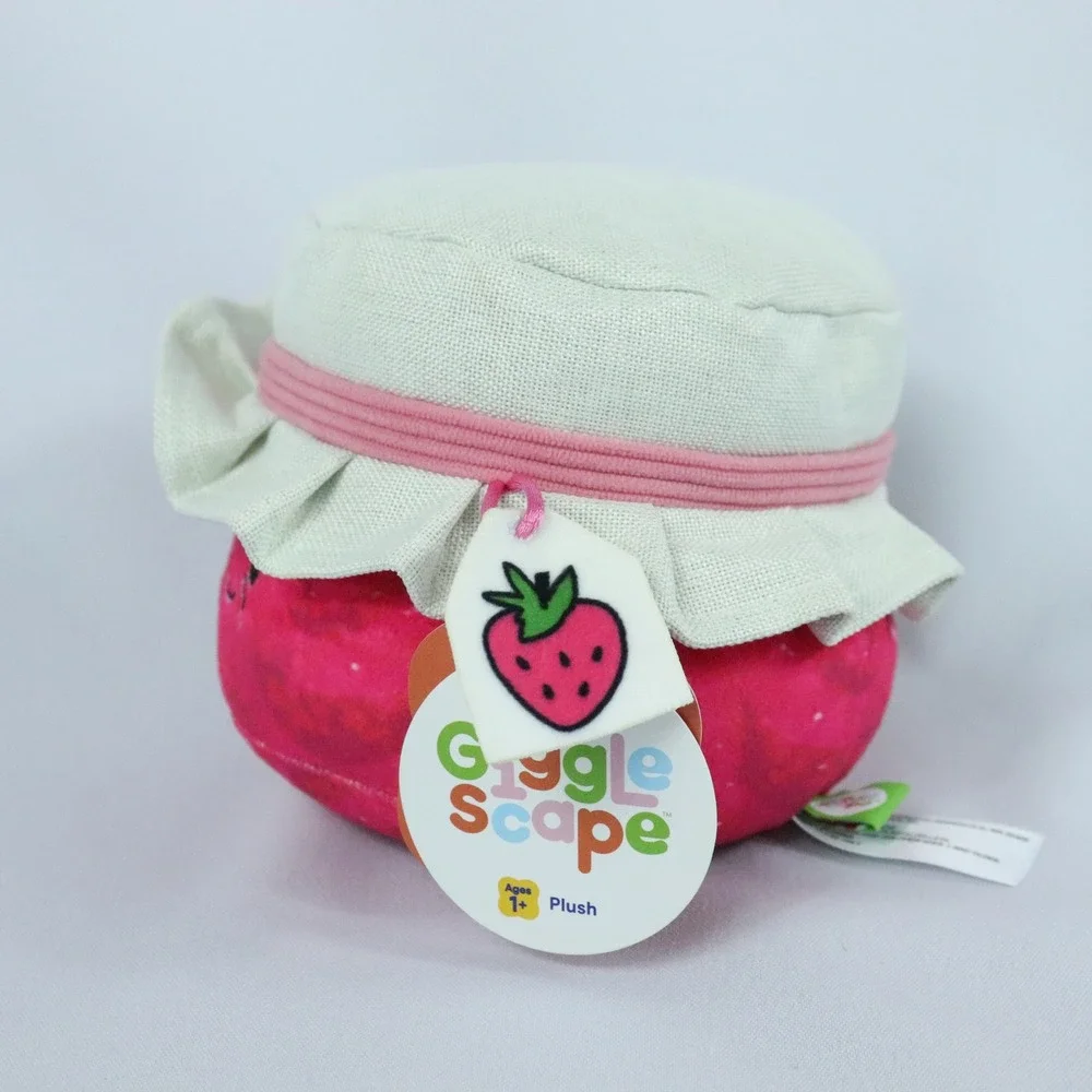 Target Gigglescape Strawberry Jam Jar Plush Stuffed Food New with Tags